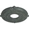 Ekena Millwork Attica Ceiling Medallion (Canopies up to 3 1/2"), 12 3/4"OD x 4"ID x 1/2"P, Athenian Green Crackle CM12ATAGC - alternate 4